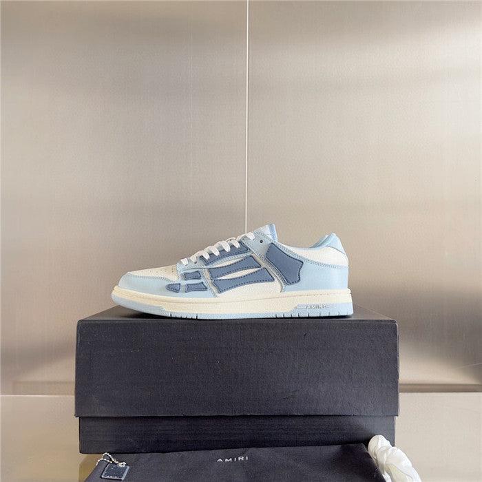 AMR Skel Top Low Baby Blue Sneakers-192 - tntwear1