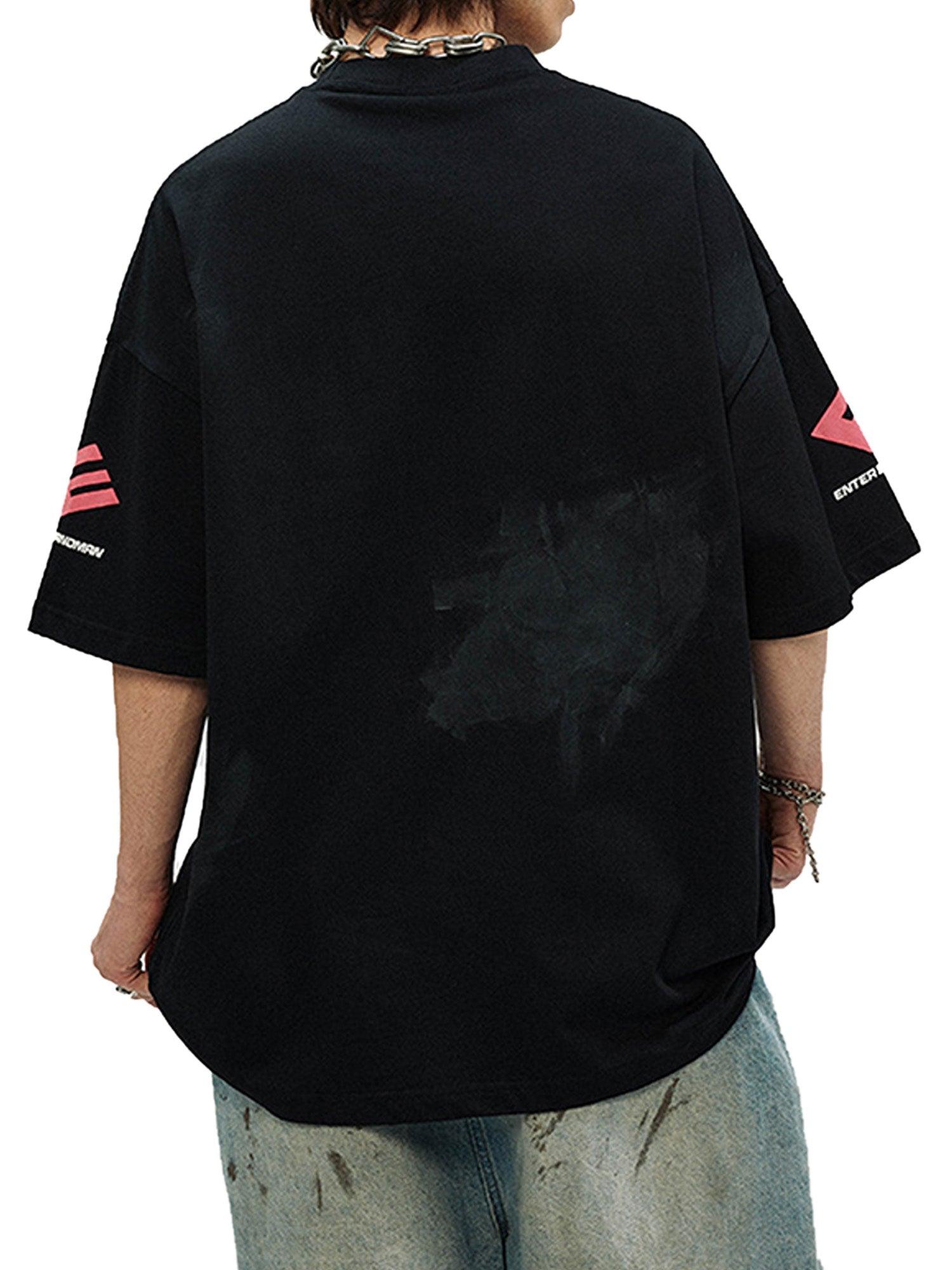 Tntwear High Street Hip Hop Print T-shirt