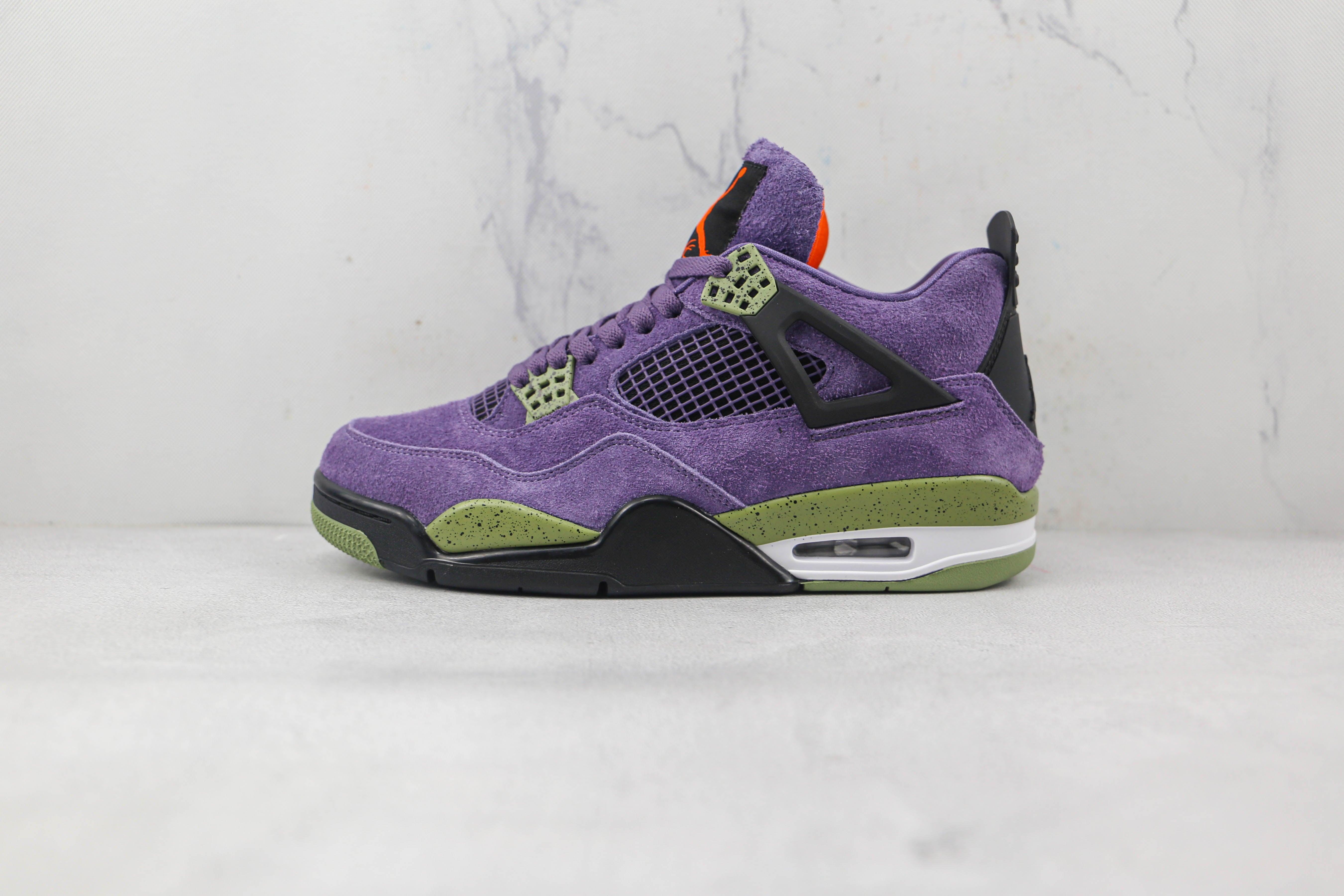 Custom Air Jordan 4 Retro Canyon Purple AJ4 - tntwear1