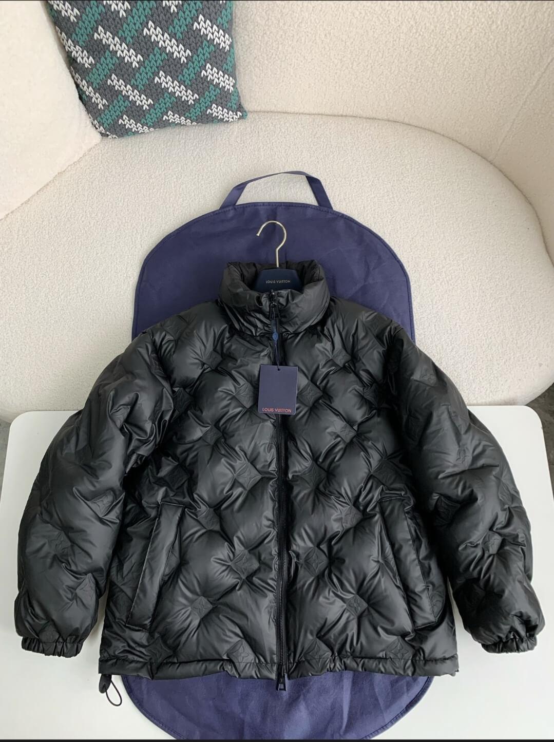 LV Glossy Puffer Jacket - tntwear1