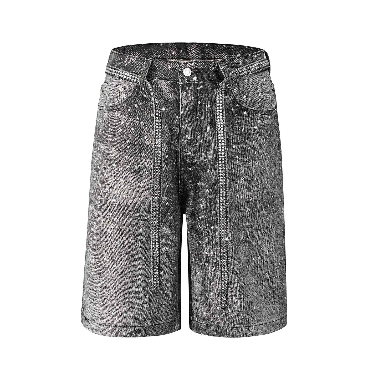 Grey Diamond Fade Shorts