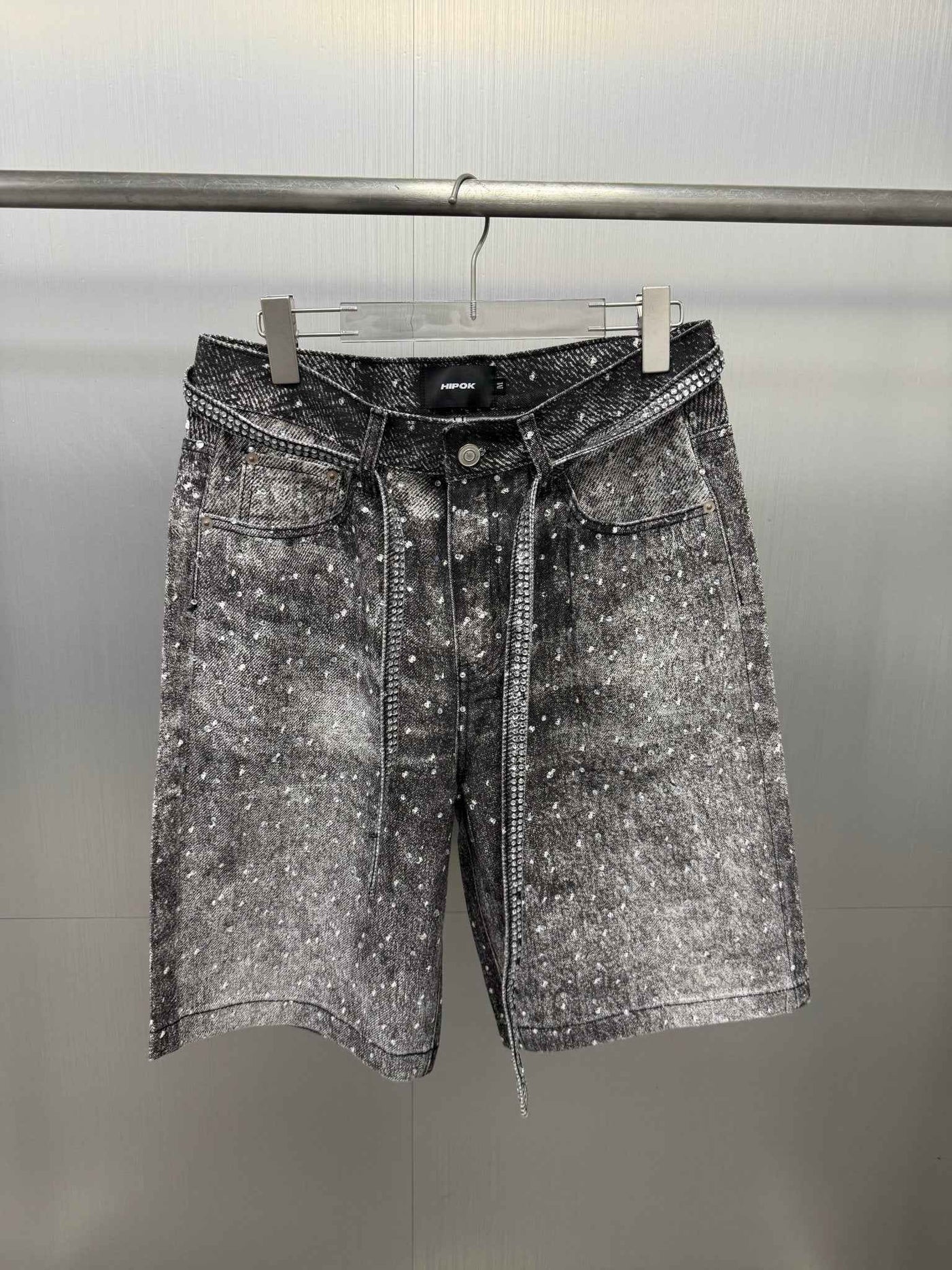 Grey Diamond Fade Shorts