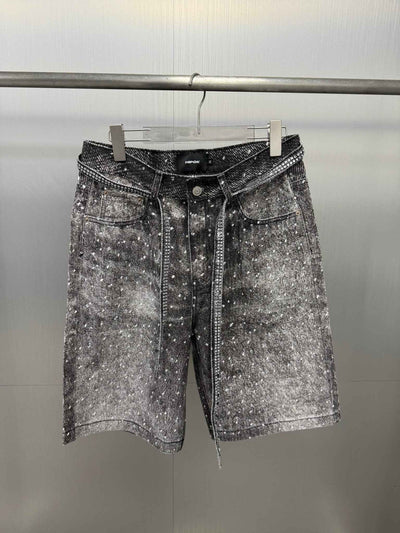 Grey Diamond Fade Shorts