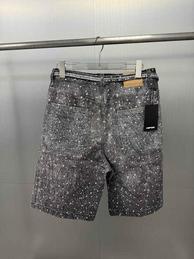 Grey Diamond Fade Shorts