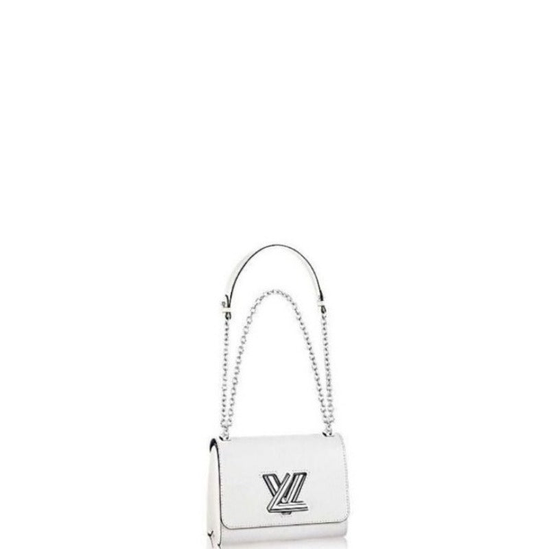 Tntwear - Twist Handbag With Chain White