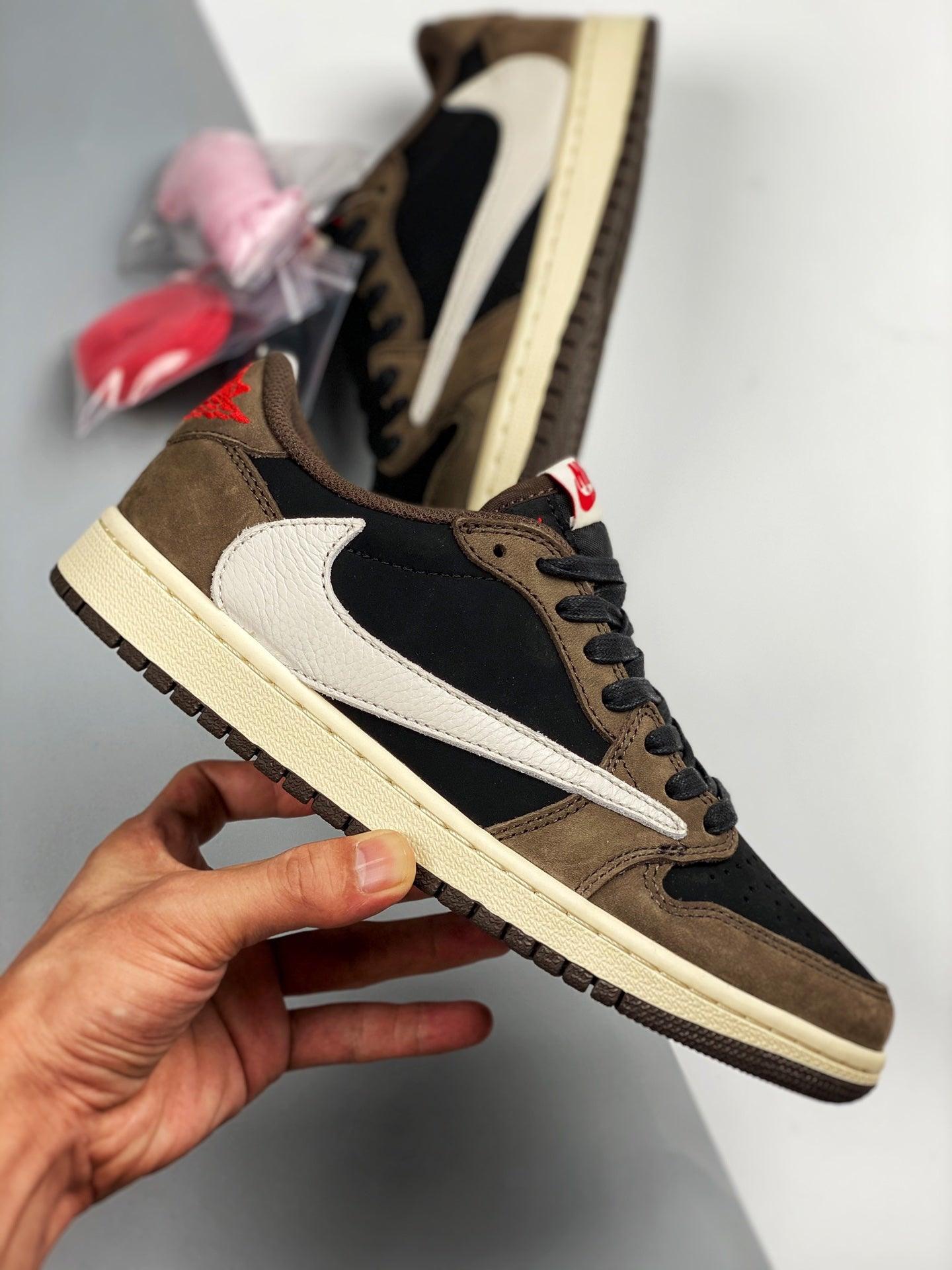 Custom Air Jordan 1 Retro Low OG SP Travis Scott - CQ4277-001 - tntwear1