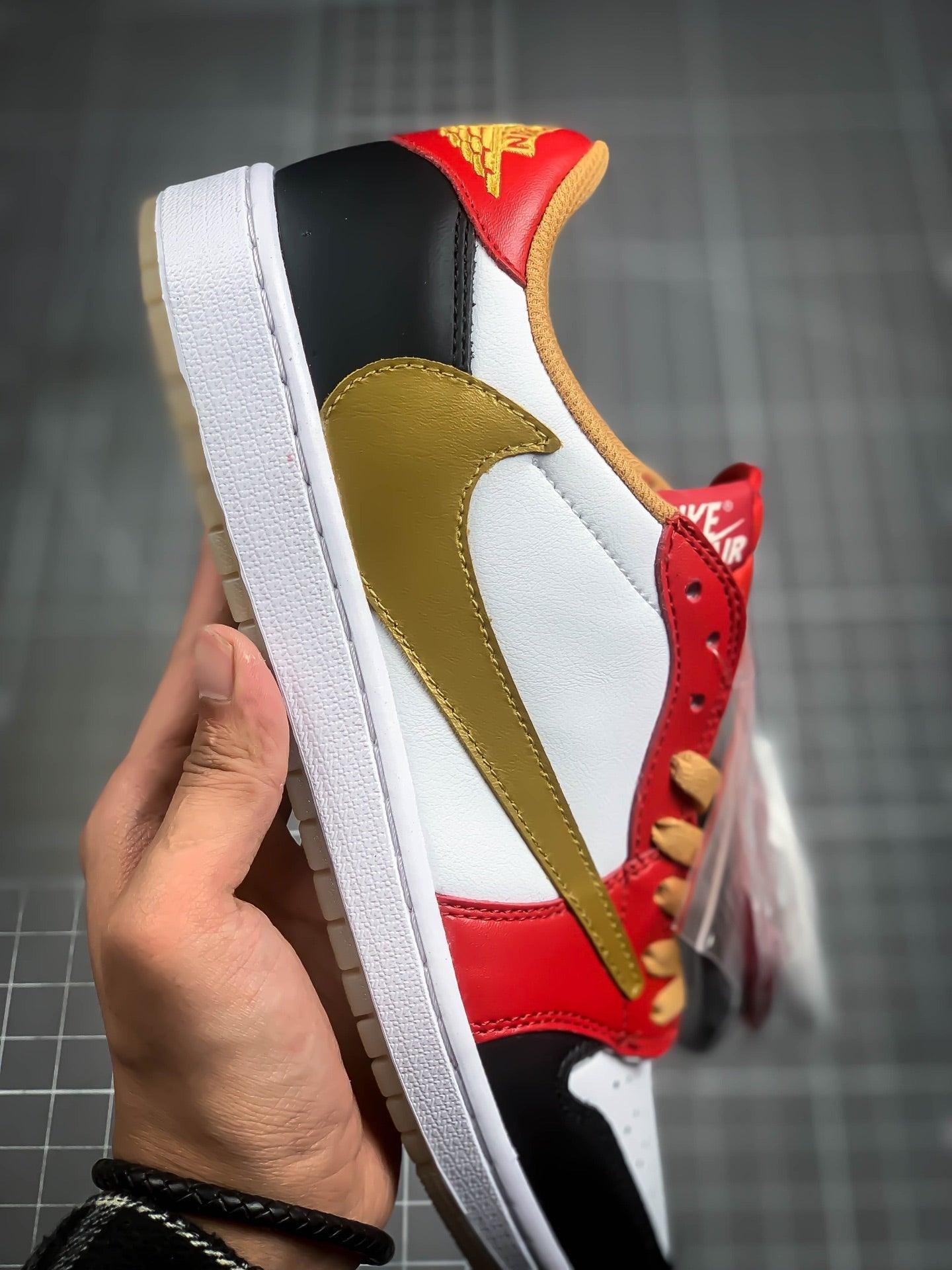 Custom Travis Scott x Air Jordan 1 Reverse Mocha - tntwear1