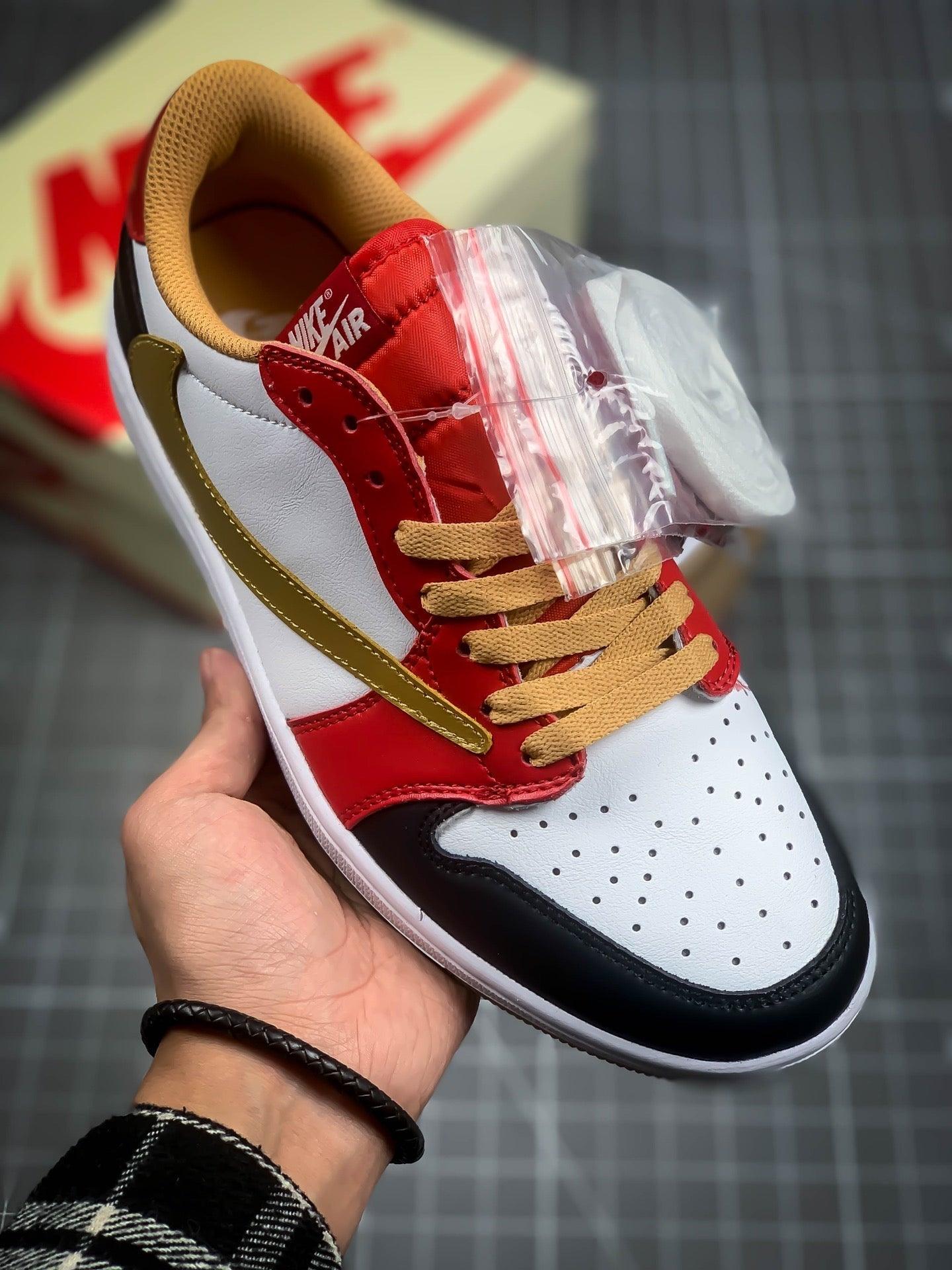 Custom Travis Scott x Air Jordan 1 Reverse Mocha - tntwear1