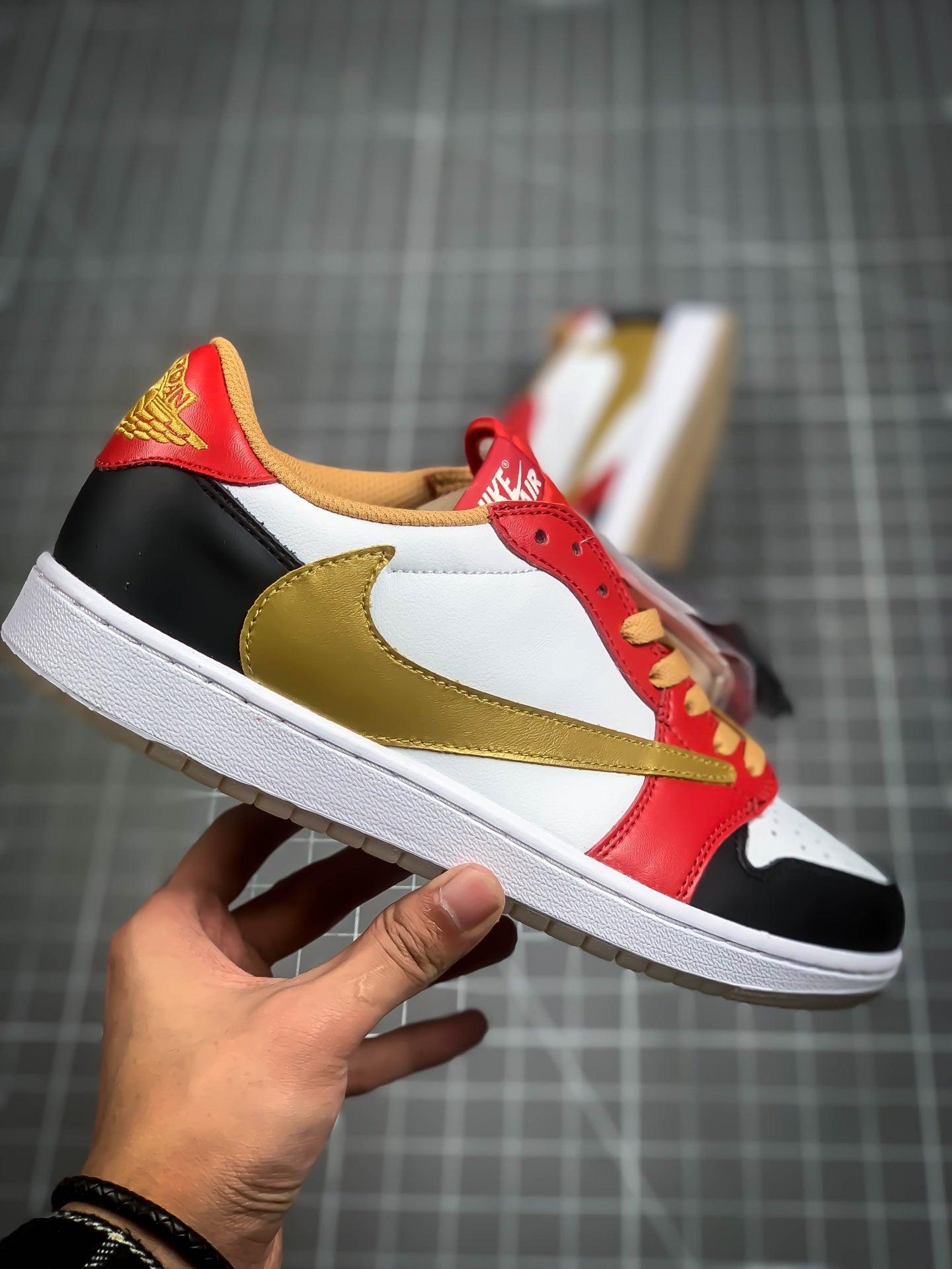 Custom Travis Scott x Air Jordan 1 Reverse Mocha - tntwear1