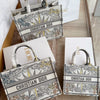 Tntwear - Book Tote Canvas Bag Grey/Yellow