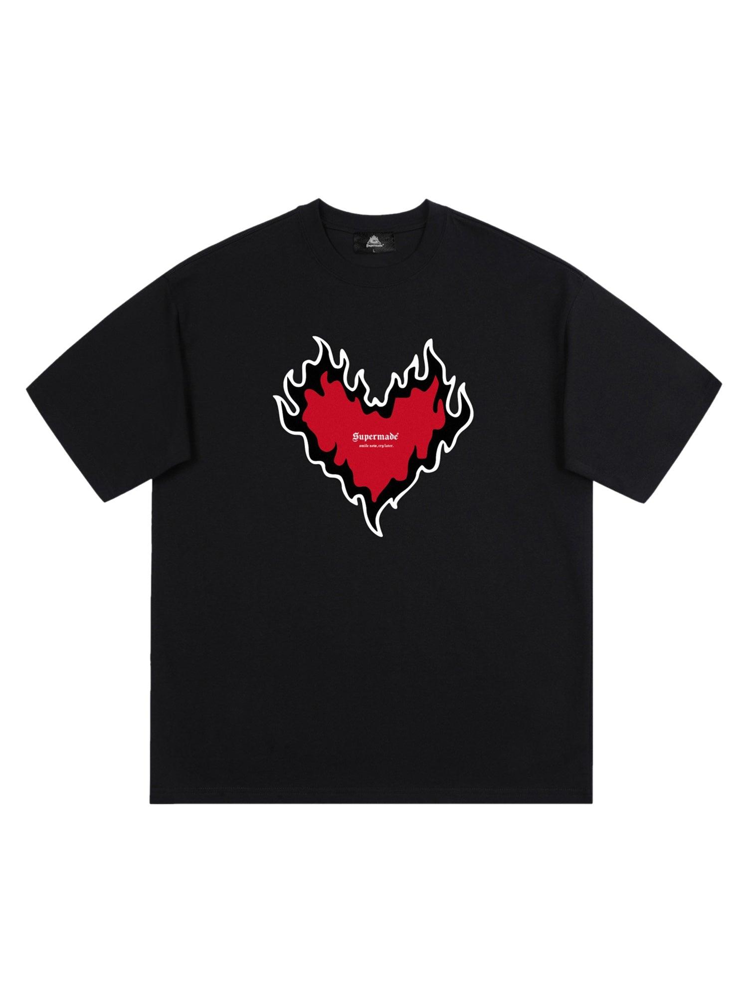 Tntwear Heart Print T-shirt - tntwear1