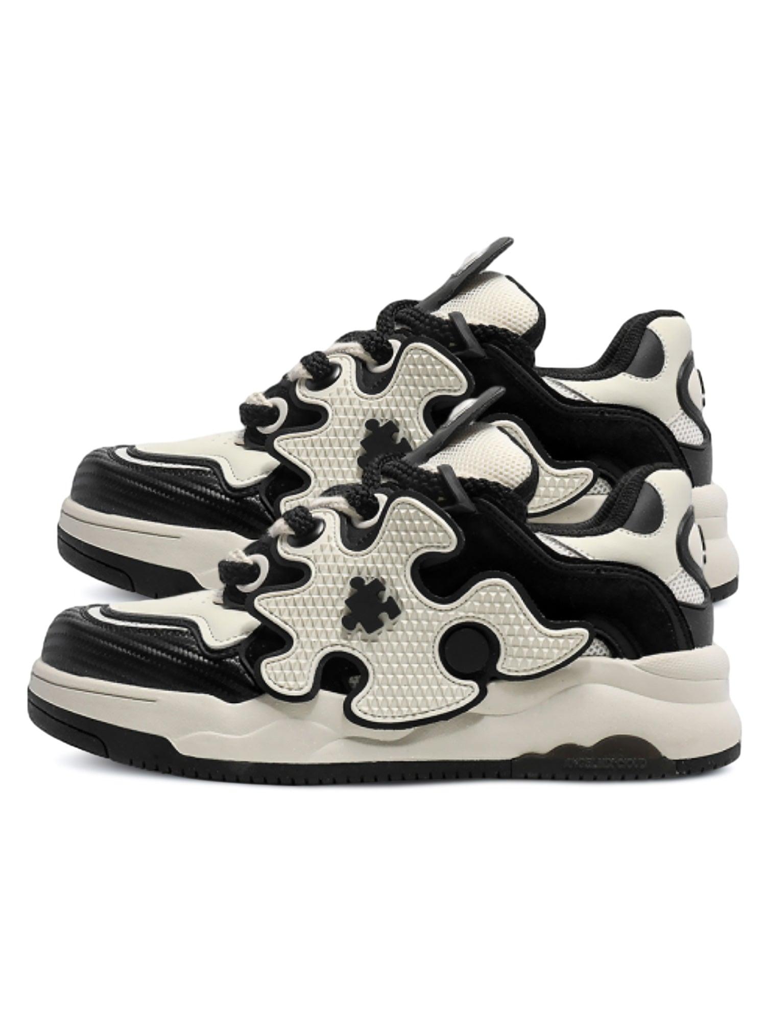 Retro Puzzle Sneakers - tntwear1