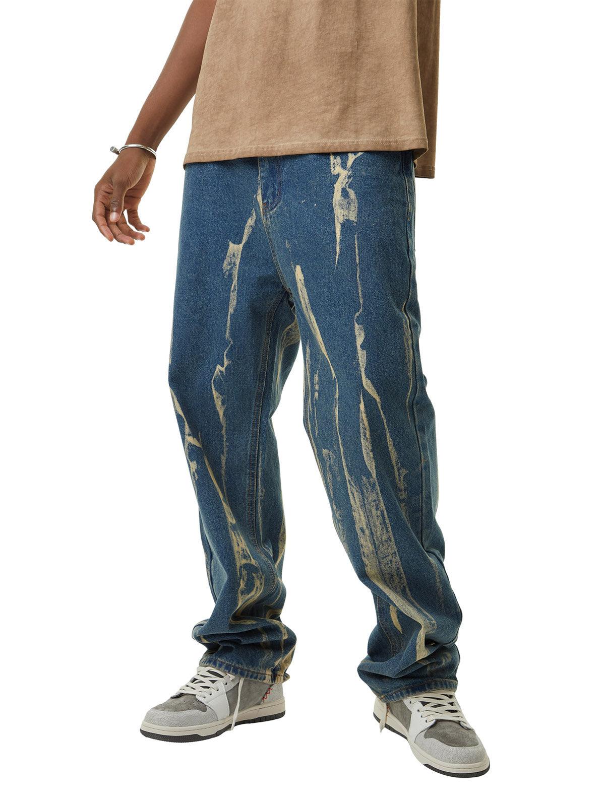 Tntwear Lightning Flying Tie-Dye Hip-Hop Jeans - tntwear1