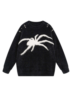 Tntwear Spider Warm Loose Sweater - tntwear1