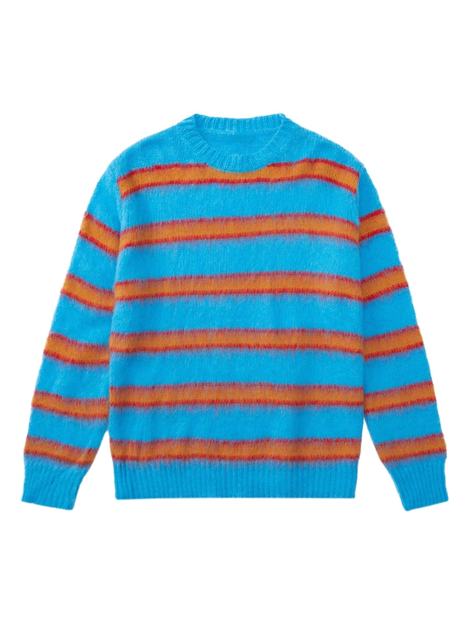 Tntwear Color Contrast Striped Sweater - tntwear1