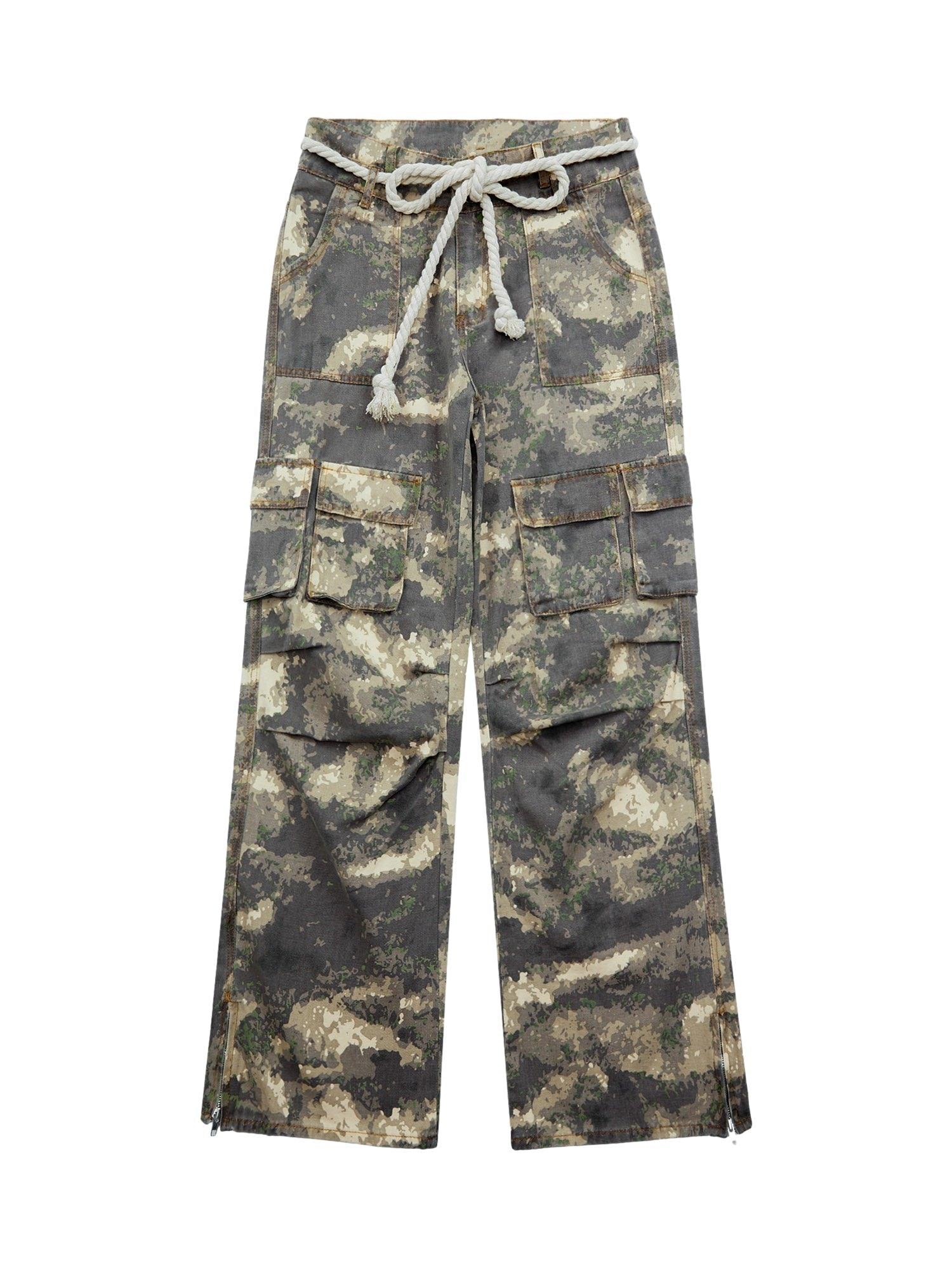 Tntwear Camo Baggy Wide Leg Pockets Cargo Pants - 2019 - tntwear1