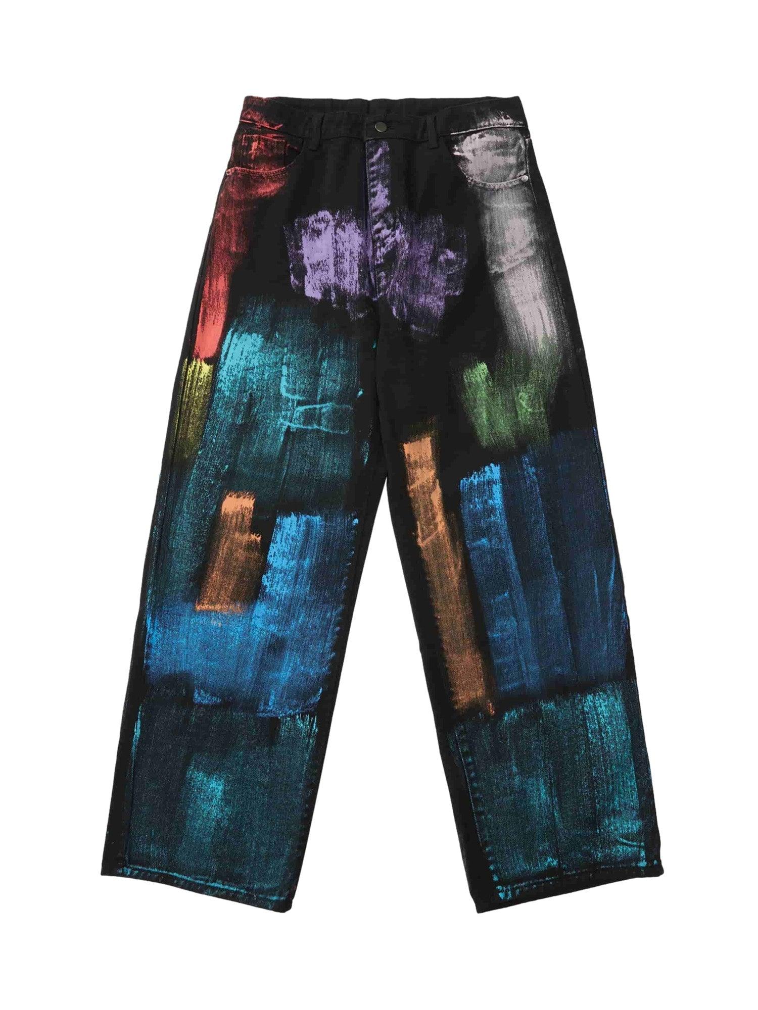 Tntwear Watercolor Print Jeans - 1582 - tntwear1