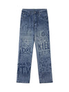 Tntwear Hip-hop Graffiti Alphabet Jeans - 1743 - tntwear1