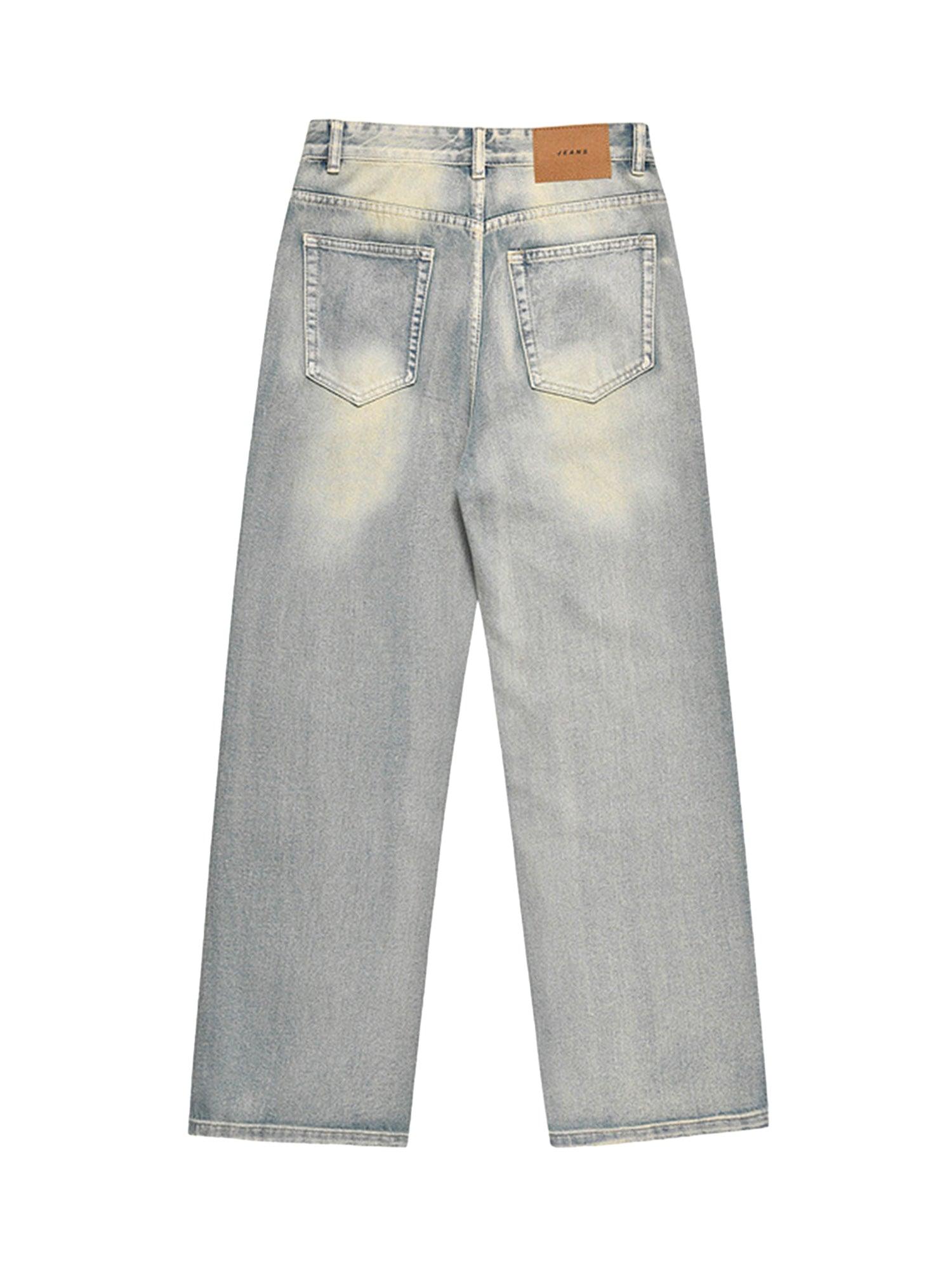 Tntwear Washed And Worn Loose Jeans - 1953 - tntwear1