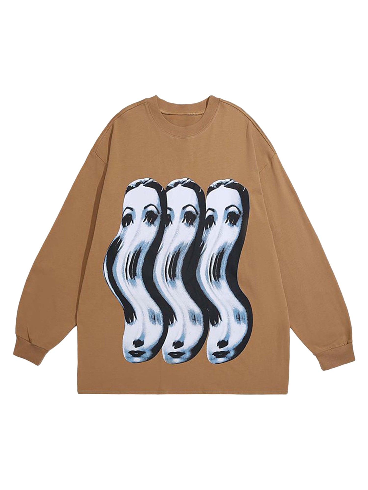 Tntwear Spoof Portrait Crew Neck Sweatshirt - tntwear1