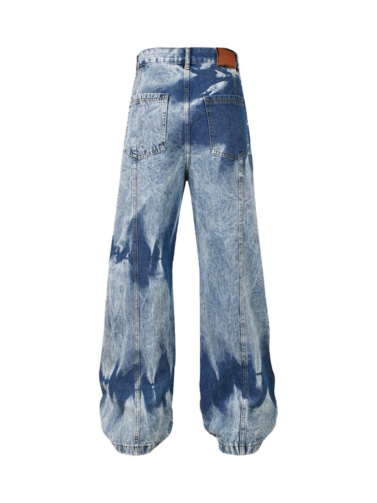 Tntwear High Street Washed Distressed Work Jeans - 2163 - tntwear1