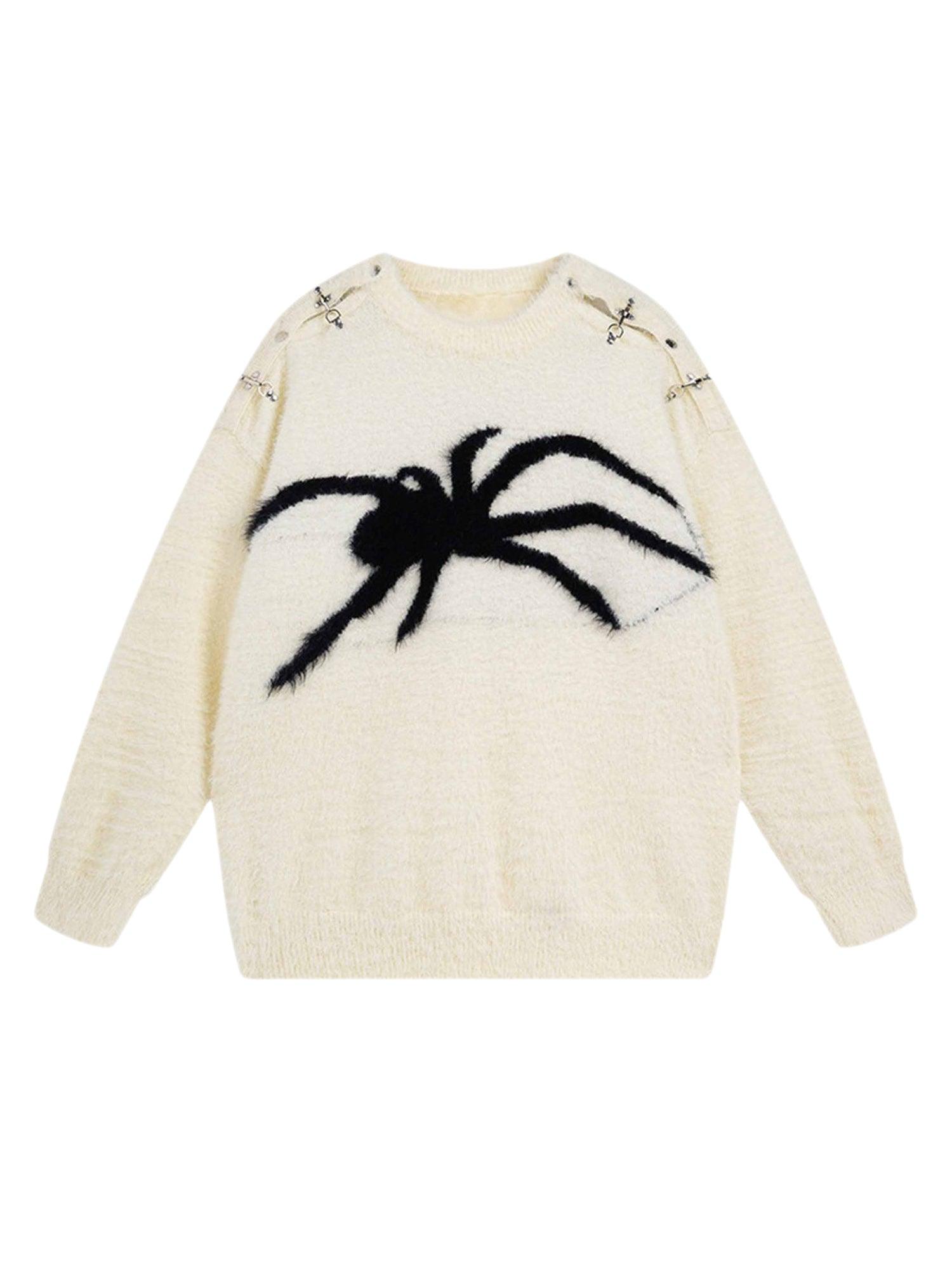 Tntwear Spider Warm Loose Sweater - tntwear1