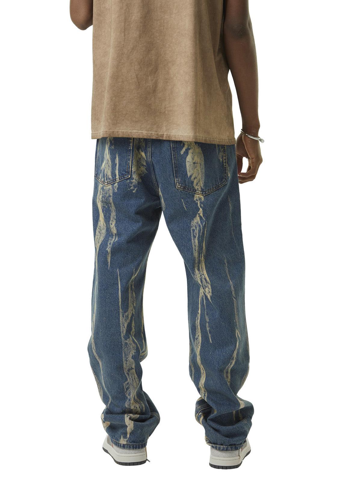 Tntwear Lightning Flying Tie-Dye Hip-Hop Jeans - tntwear1