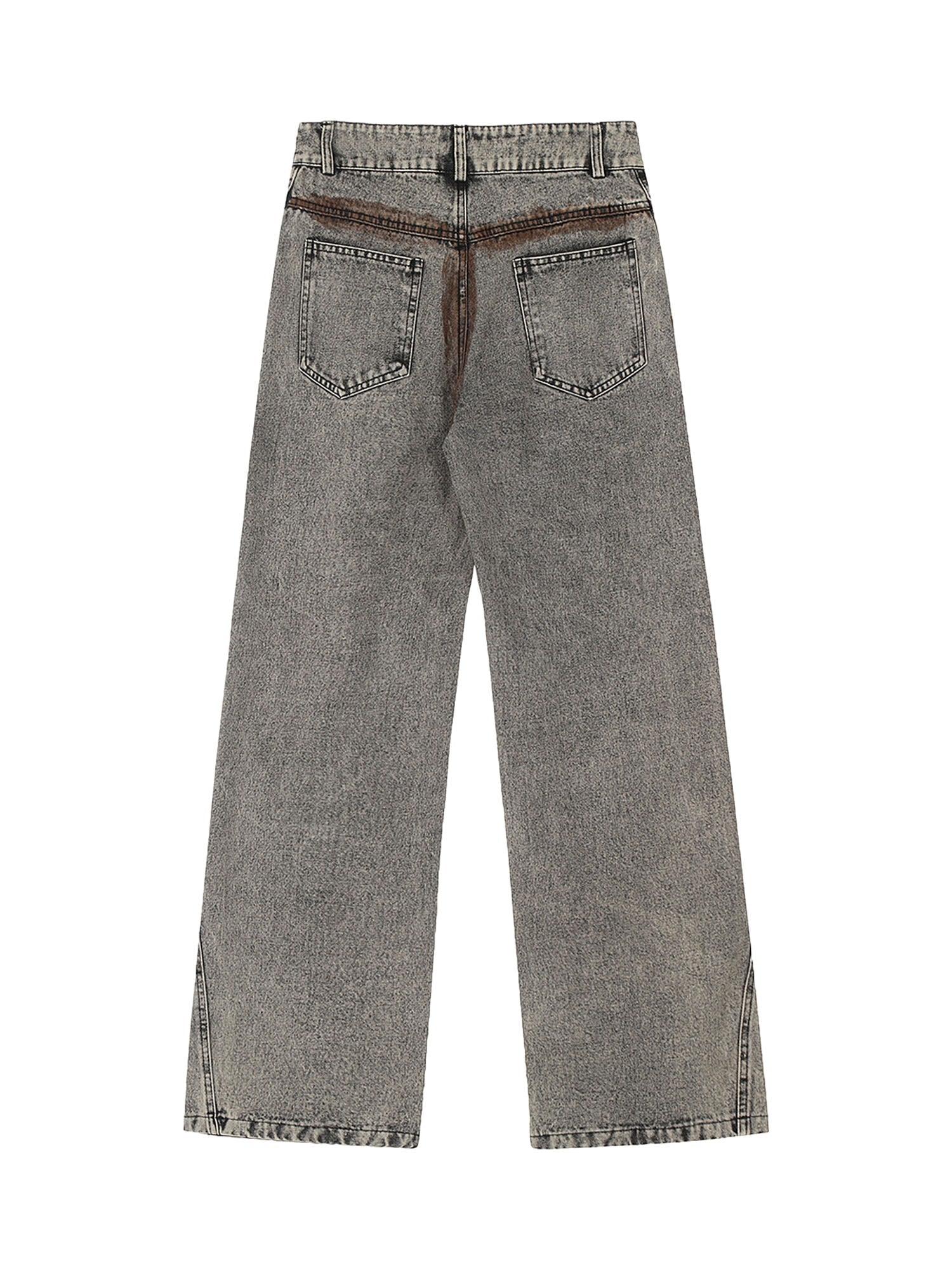 Tntwear American Street Style Washed Distressed Jeans - tntwear1