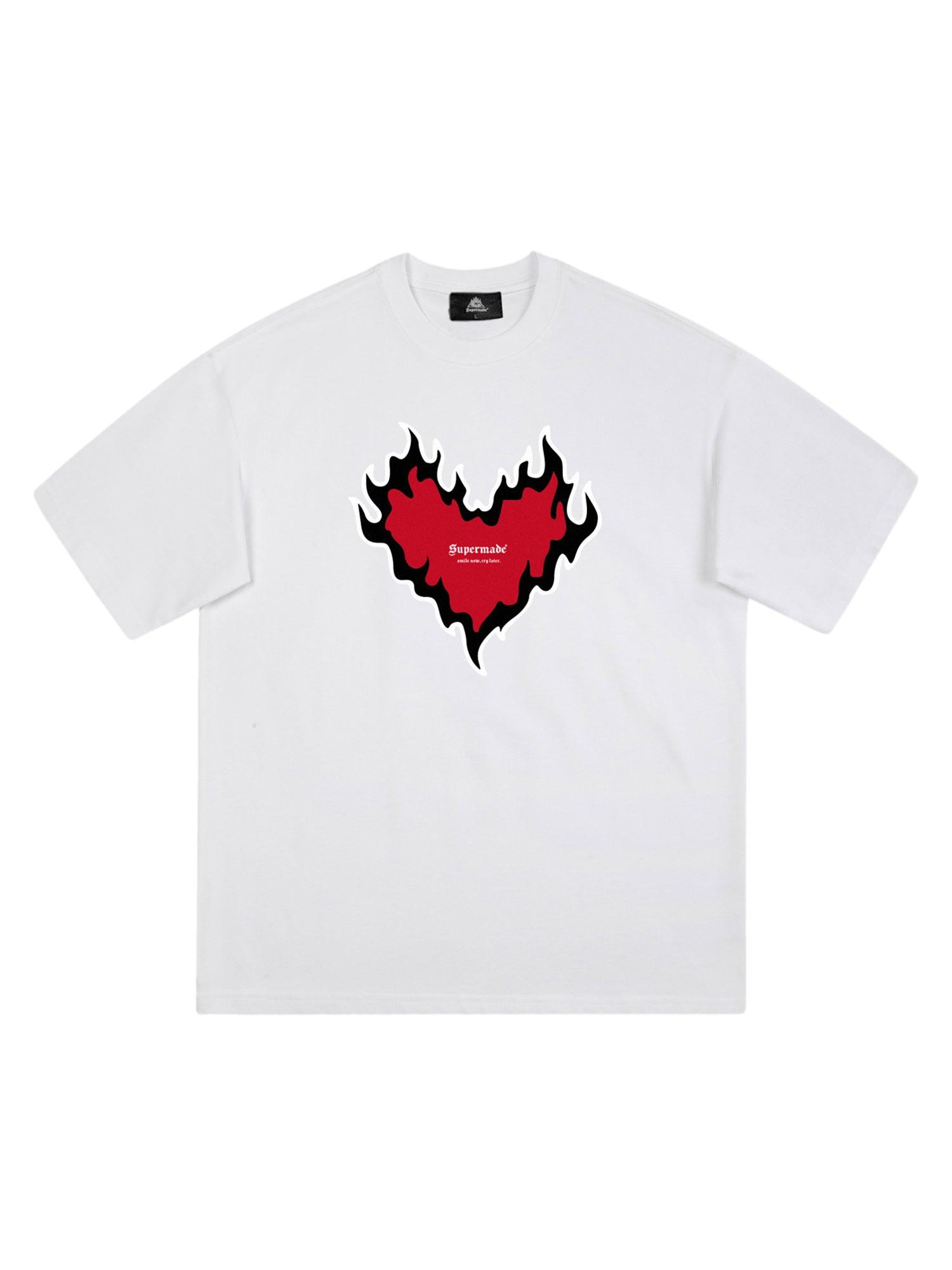 Tntwear Heart Print T-shirt - tntwear1