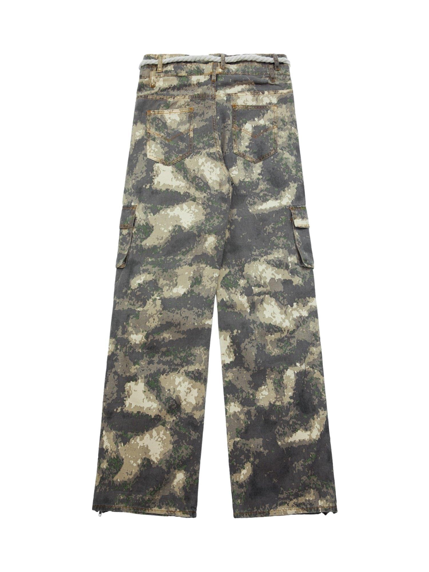 Tntwear Camo Baggy Wide Leg Pockets Cargo Pants - 2019 - tntwear1