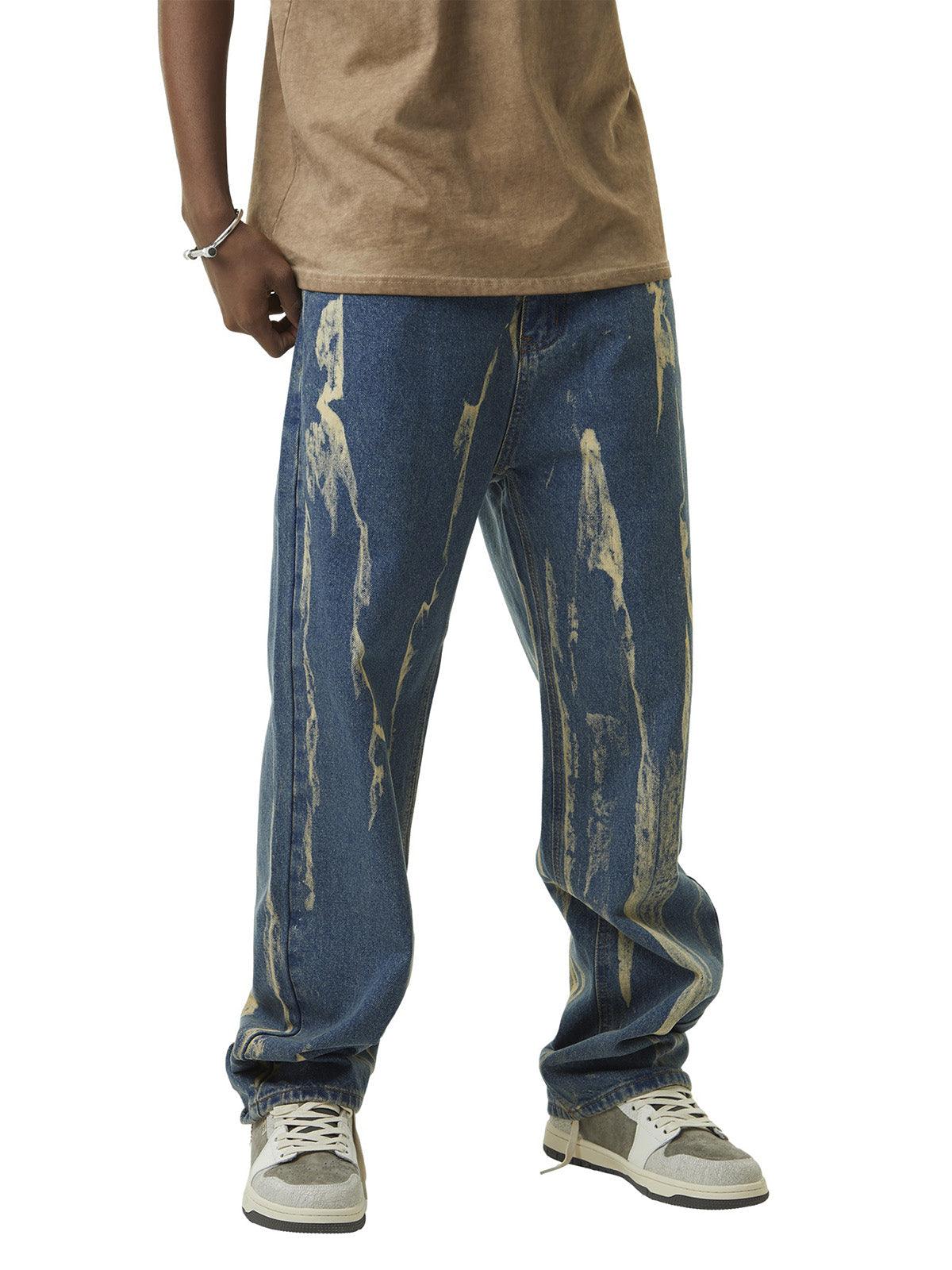 Tntwear Lightning Flying Tie-Dye Hip-Hop Jeans - tntwear1