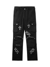 Tntwear Cross Printed Multi-Pocket Casual Pants - 1959 - tntwear1