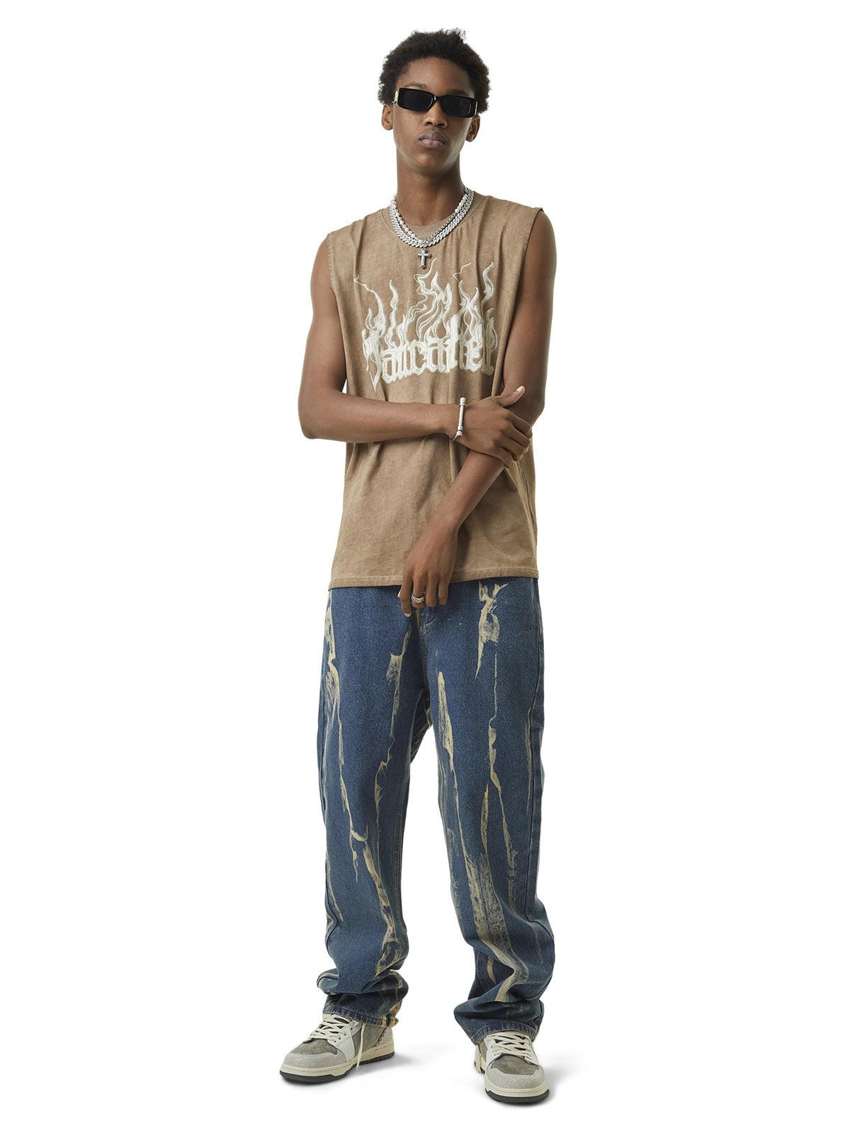 Tntwear Lightning Flying Tie-Dye Hip-Hop Jeans - tntwear1