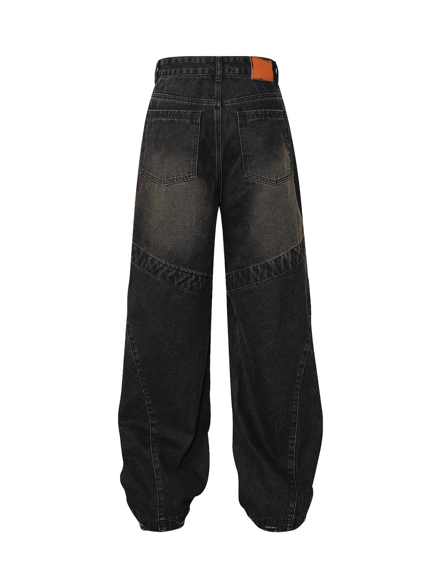 Tntwear American High Street Washed Distressed Jeans - tntwear1