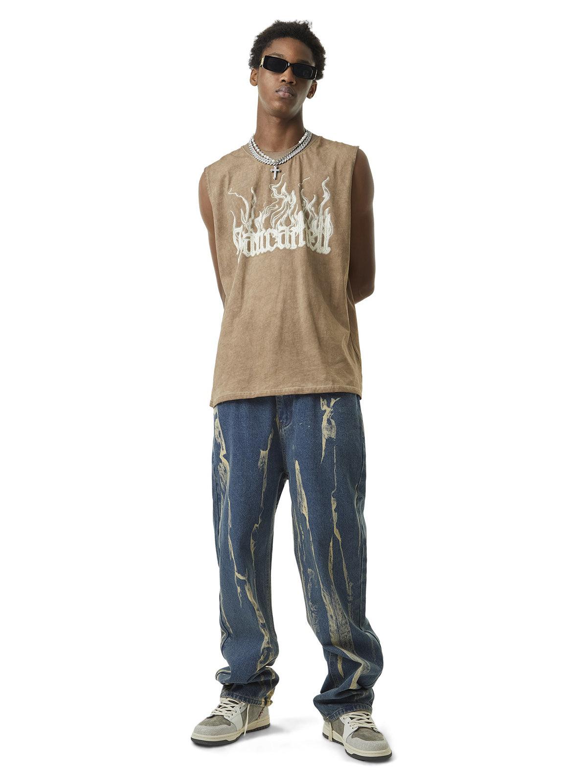 Tntwear Lightning Flying Tie-Dye Hip-Hop Jeans - tntwear1