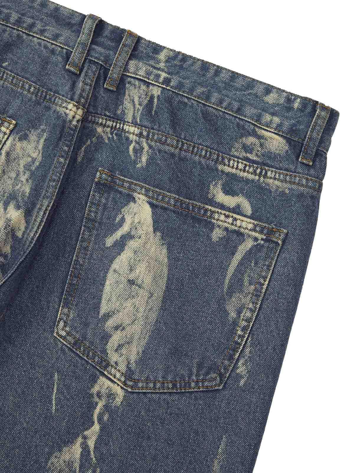 Tntwear Lightning Flying Tie-Dye Hip-Hop Jeans - tntwear1