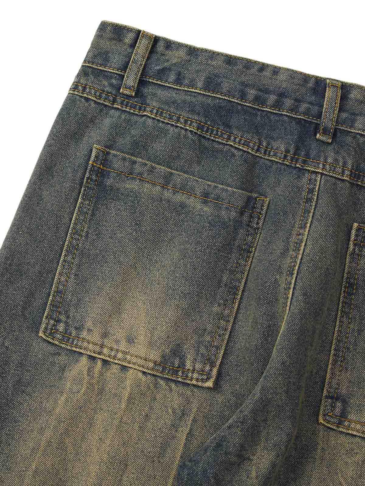 Tntwear High Street Washed Distressed Jeans - tntwear1