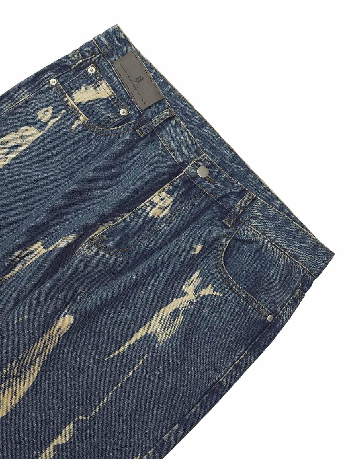 Tntwear Lightning Flying Tie-Dye Hip-Hop Jeans - tntwear1