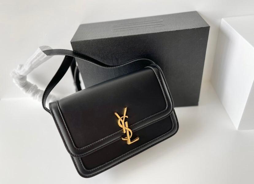 YSL Black leather Handbag - tntwear1