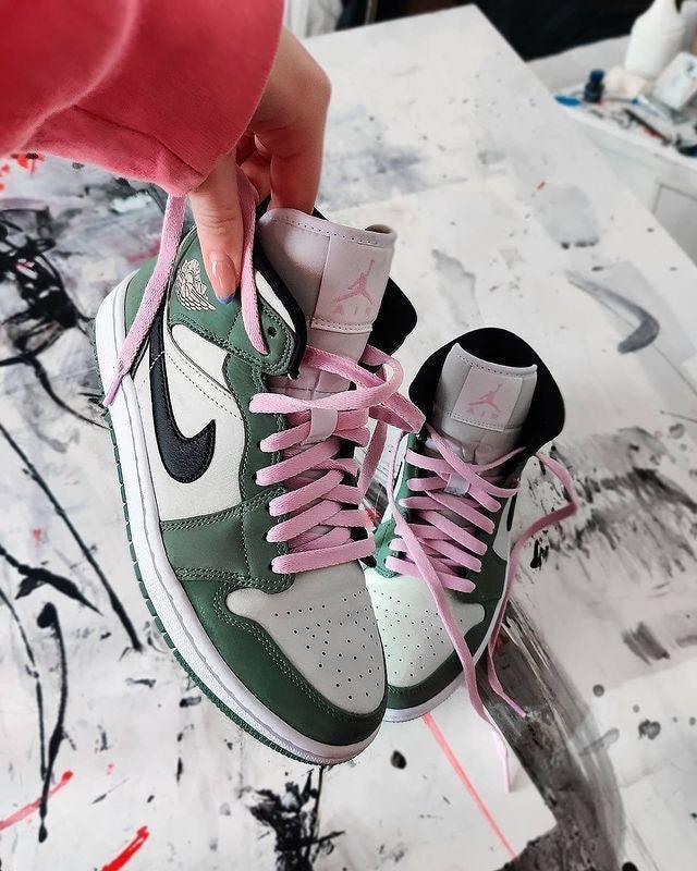 Custom Air Jordan 1 Dutch Green High Q - tntwear1