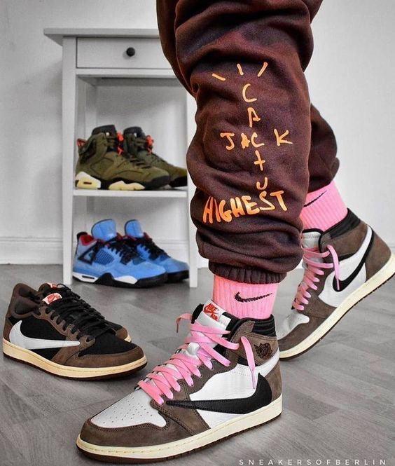 Custom Air Jordan 1 x Travis Scott AJ1 - tntwear1