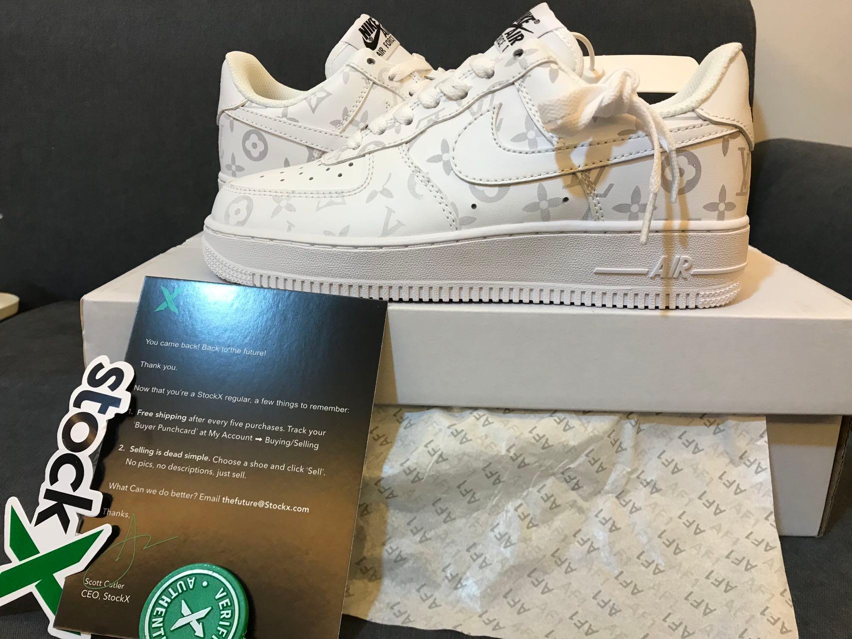 Custom LV Air Force 1 Heat Sensing CW2288 121 - tntwear1