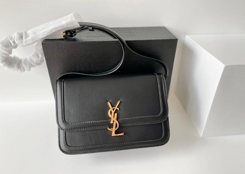 YSL Black leather Handbag - tntwear1