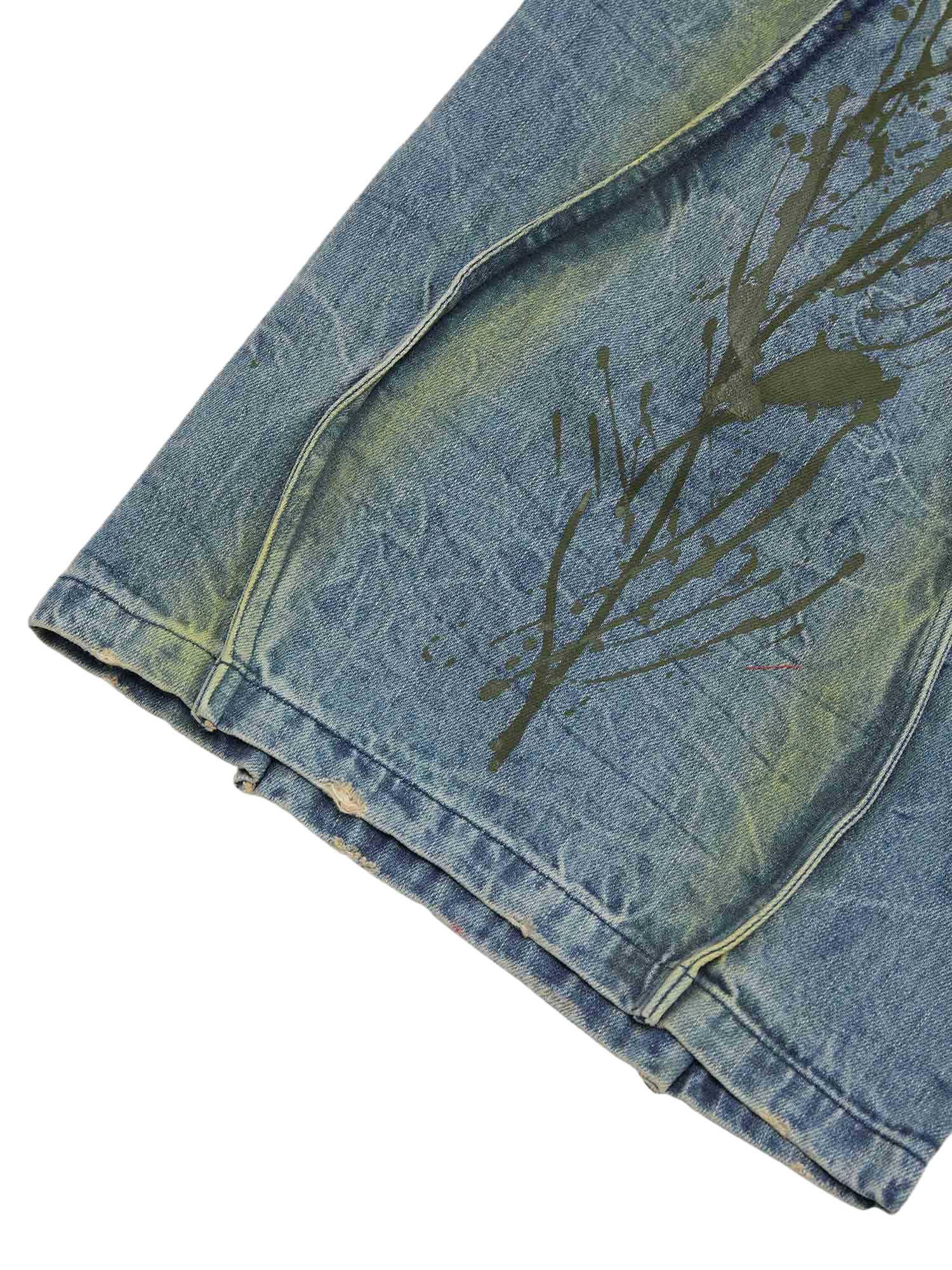 American Street Heavy Duty Washed Distressed Jeans - 2033 - tntwear1