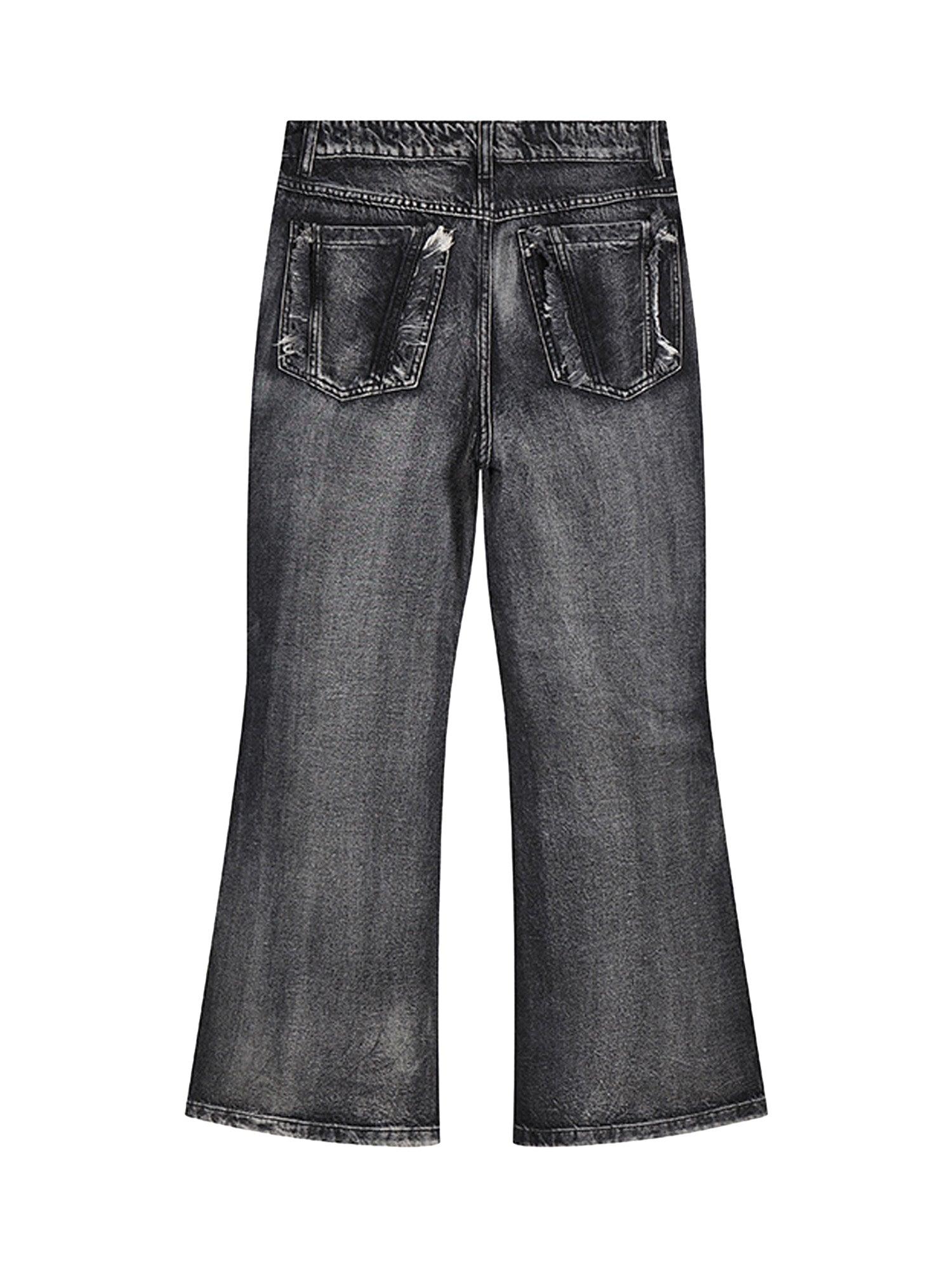 Retro Multi-Pull Washed Distressed Tassel Jeans - 2097 - tntwear1