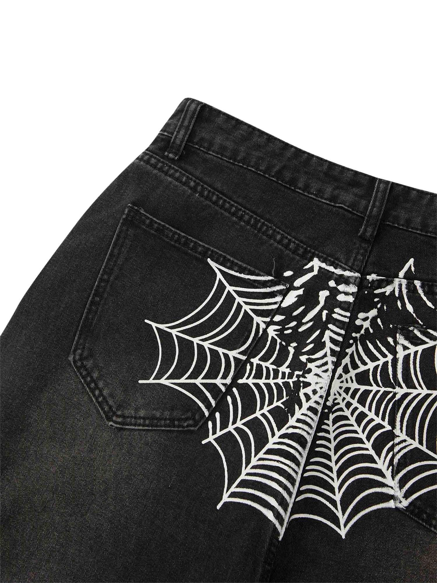 Tntwear Spider Printed Jeans - 1751 - tntwear1