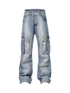 Tntwear American Street Style Washed Distressed Jeans - tntwear1