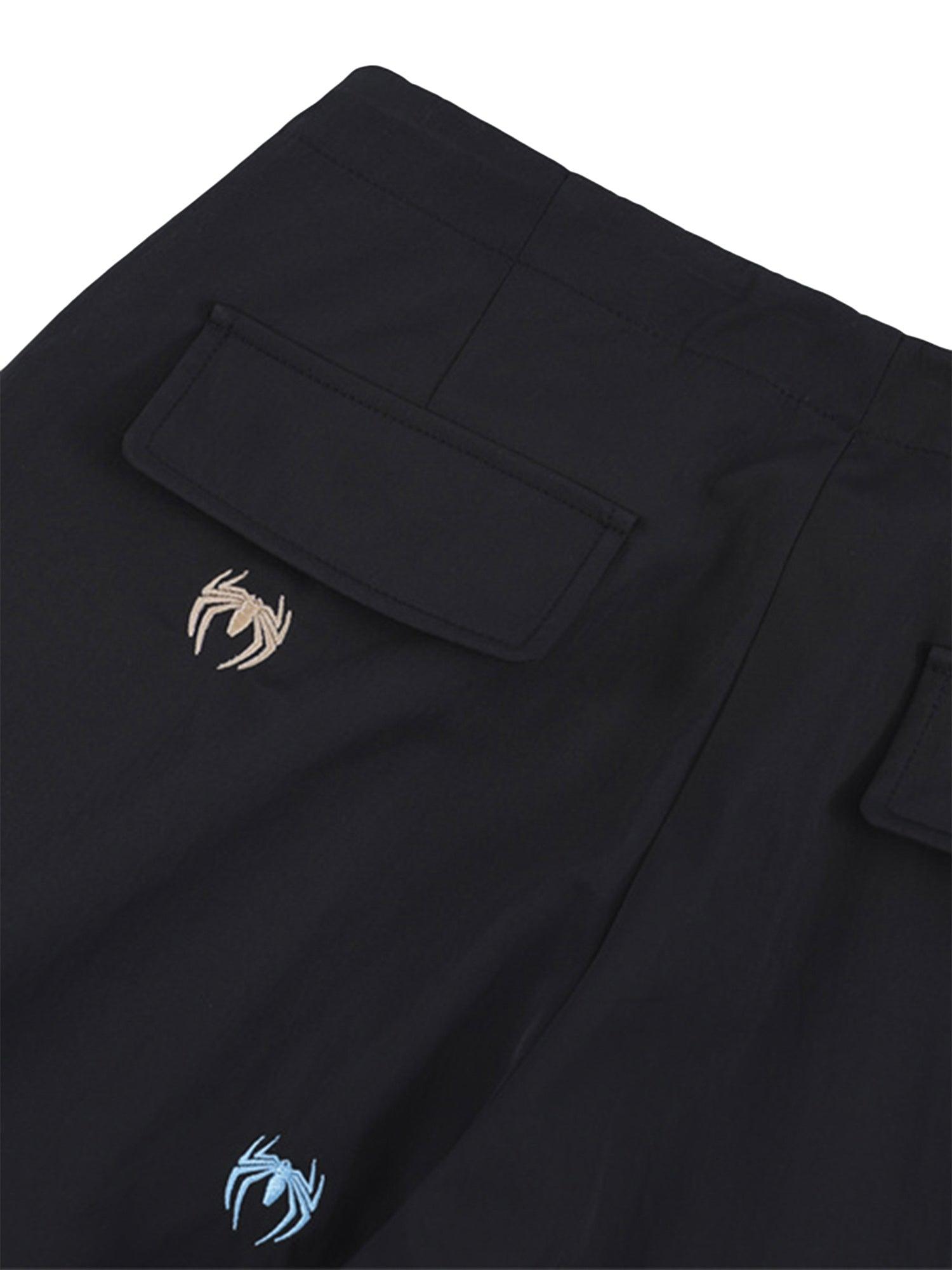 Tntwear Embroidered Spider Straight Leg Pants - 1745 - tntwear1