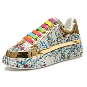 Jevizonz Rhinestone Fashion Sneakers - tntwear1