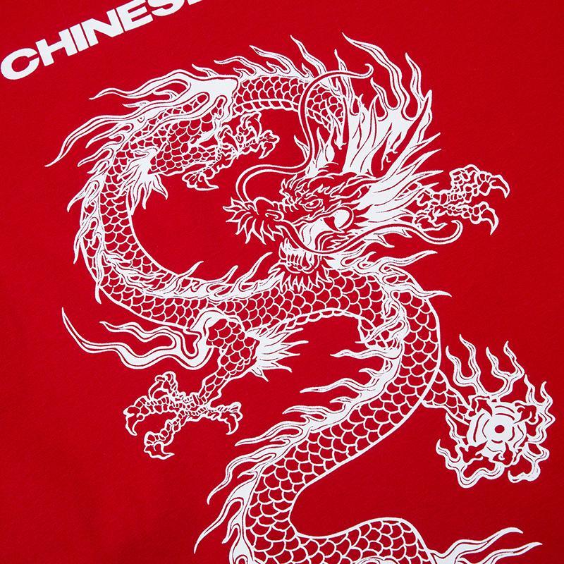 Chinese Dragon Graphic T-shirt - tntwear1